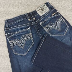 Salvage Supply Co Denim Jeans Mens 28x34 (Fit 28x33) Buckle Havoc Boot Slim Fit